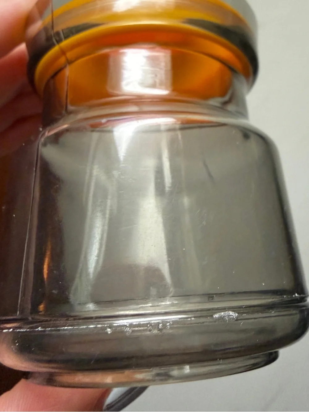 Retro Space Age Plastic Spice Jar Smoked Storage Container Canister Pop Art 70s